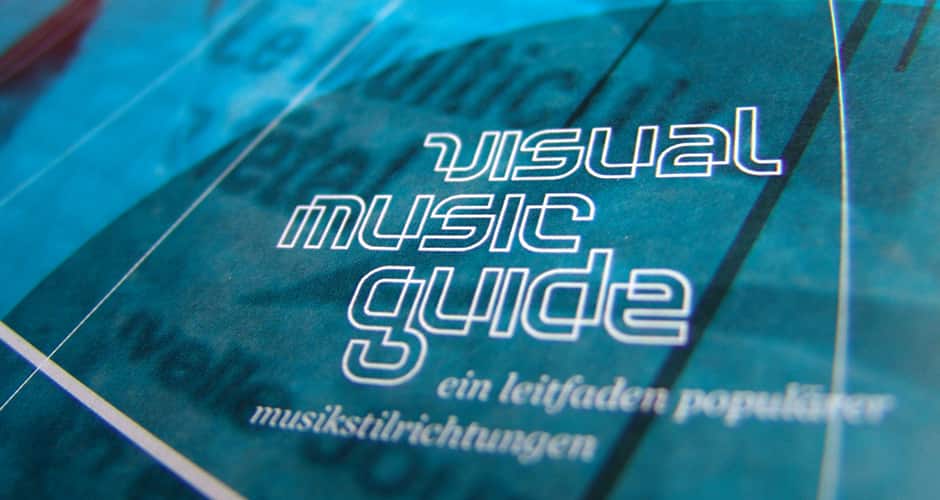 Grafikdesign des Visual Music Guides